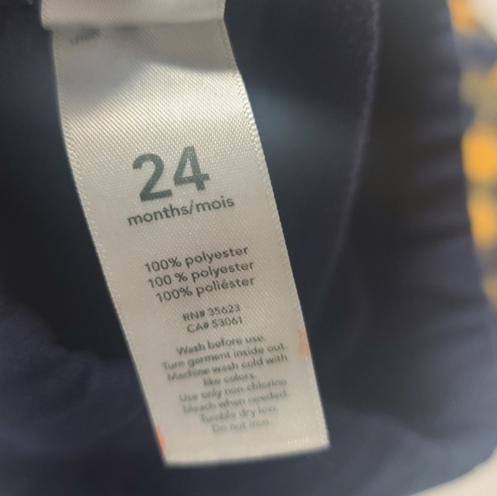 Boys Size 24M-2T Carter's And Old Navy Kids Zip-Up Fleece Hoodie & Pants Bundle - Picture 9 of 11